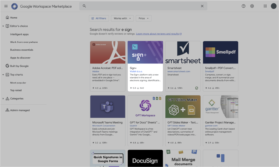 Google Workspace Marketplace