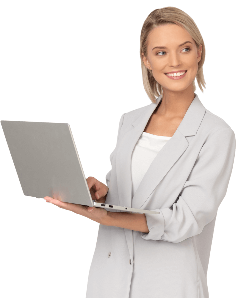 Poslovna žena na laptopu